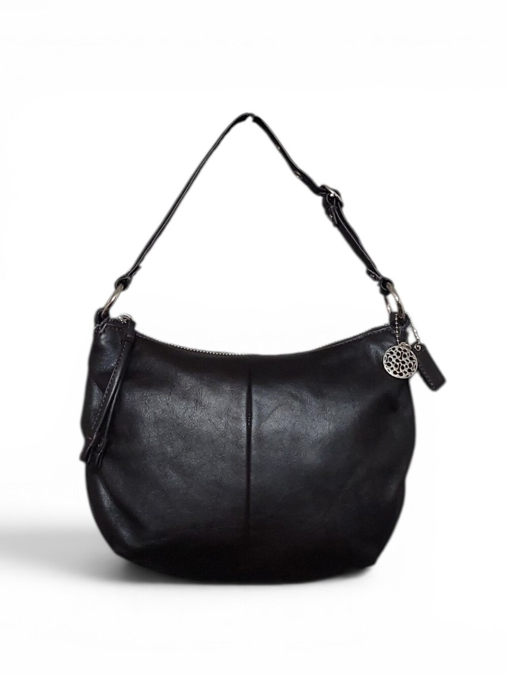 Coach Ali Soft Leather Small Shoulder Bag W Chrome Like New Vintage  No. 42732